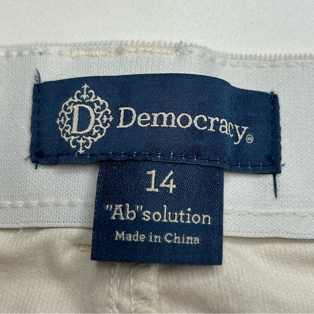Democracy NWT Ab Solution‎ Natalie Straight Leg Corduroy Jeans Size 14 34x30 - Picture 15 of 16